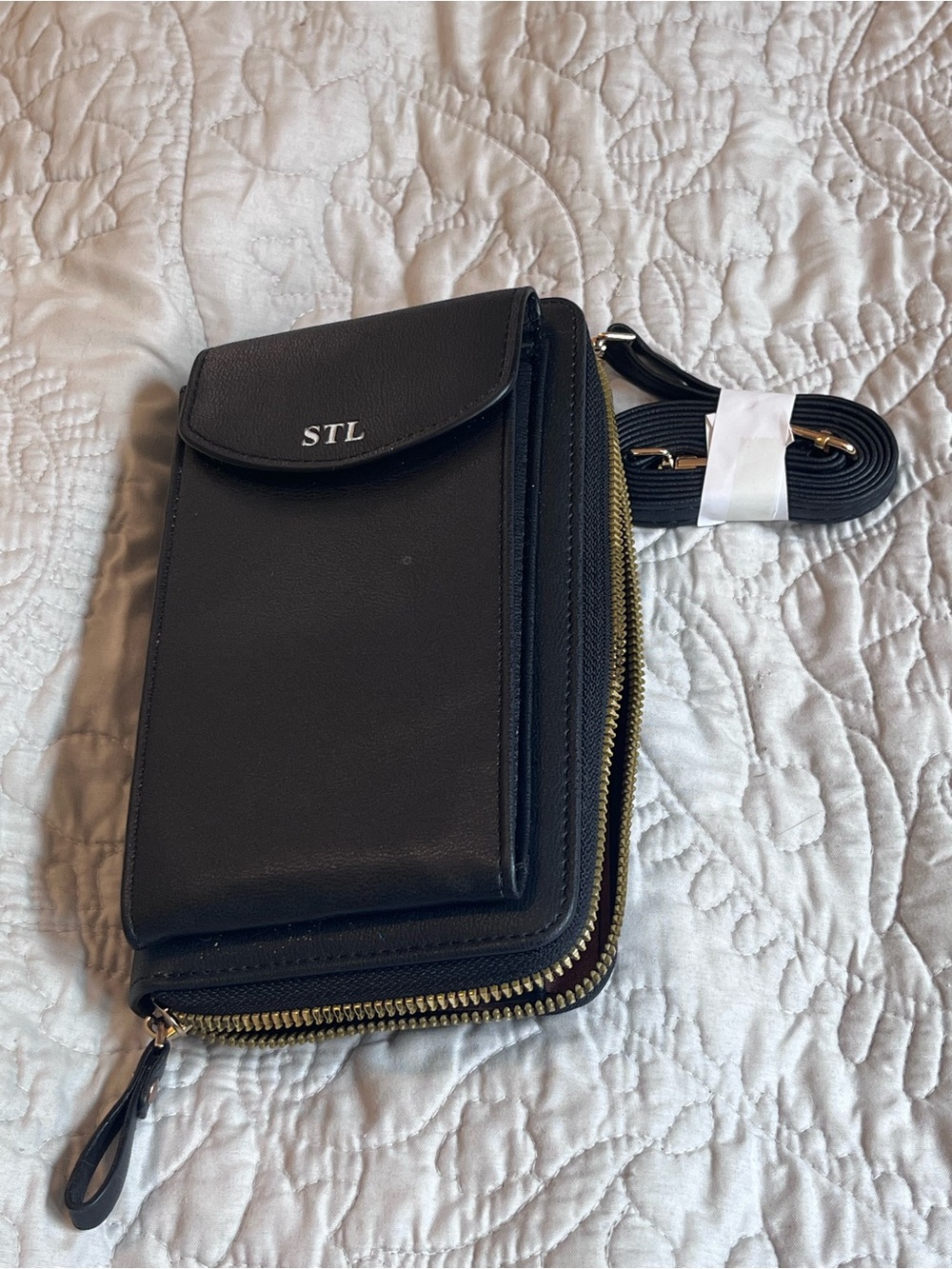 NWOT STL Black Crossbody Wallet / Bag